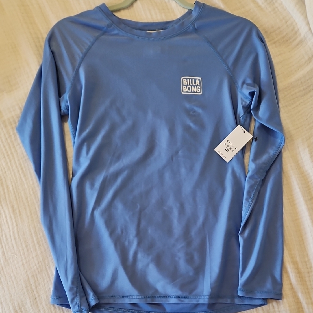 Women's Billabong Blue Rash Guard